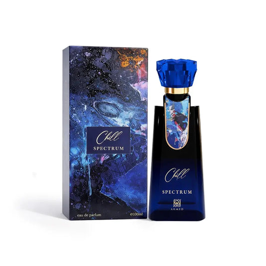 Ahmed Al Maghribi Chill Spectrum Eau de Parfum Flakon in modernem Design