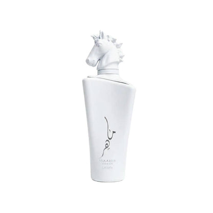 Lattafa Maahir Honor Eau de Parfum Flasche mit goldenem Design und eleganter Verpackung, Parfüm für Damen und Herren